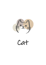 รอยเปื้อนแมวที่เรียบง่าย