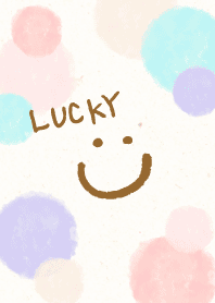 Smile Adult watercolor Polka dot c15
