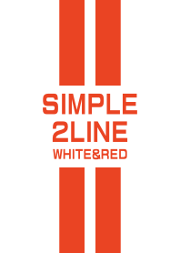 White & Red double line(2line)