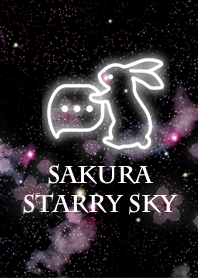 sakura starry sky
