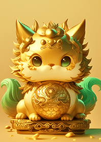 ⭐️ปี่เซี๊ยะทองหางเขียวแห่งโชคลาภ❤️9-4