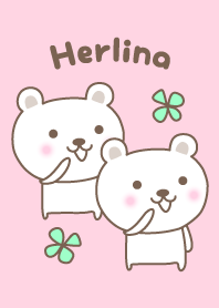 Cute bear theme for Herlina