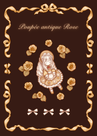 Poupée antique Rose : Bonheur