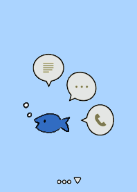 Fish Simple Theme Blue