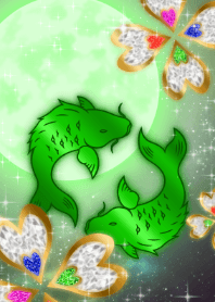 Pisces clover green JPN