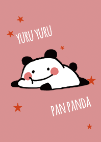 Red / Heartwarming panda