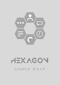 HEXAGON Simple Gray