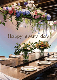 Romantic floral restaurant!