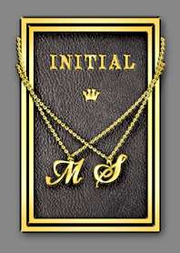 Initial M S/ Gold