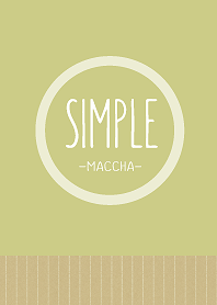 SIMPLE -Maccha Green-