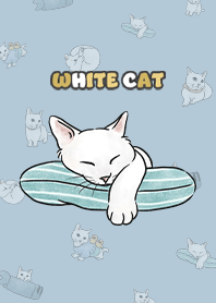 whitecat1 / blue