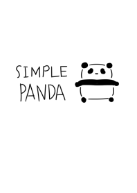シンプルなパンダ