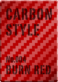 CARBON STYLE No.004 BURN RED