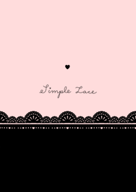 レースの着せ替え。ピンクと黒