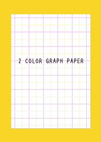 2 COLOR GRAPH PAPER/PINK&YEL/YELLOW/RED