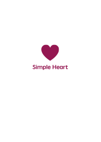 The Simple Heart White No.1-18