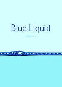 藍色液體 .