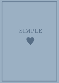 SIMPLE_HEART - dustyblue