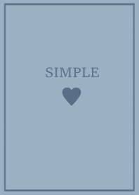 SIMPLE_HEART / dustyblue