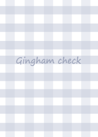 Gingham check #whiteblue
