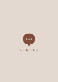 シンプル（beige brown)V.1307