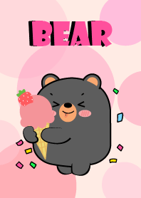 Chubby Black Bear Love Pnk Theme (JP)