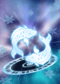 Zodiac sign Pisces -Snowflake- JPN