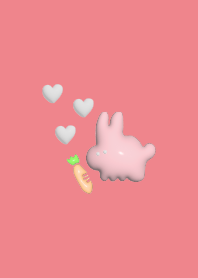 No.11 chocolate rabbit pink purple