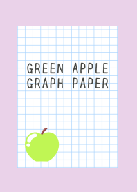 GREEN APPLE GRAPH PAPER-LIGHT PURPLEj