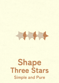 Shape Three Stars  amairo