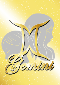 Zodiac signs -Gemini girls2 gold-