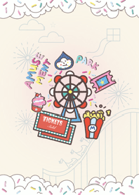 Amusement park land