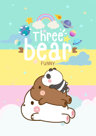 Bear Funny Galaxy 3Color