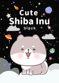 misty cat-White Shiba Inu Galaxy black2