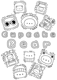 Cupcake bear