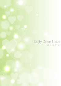 Fluffy Green Heart