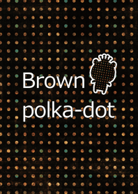 Brown polka-dot