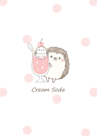 Hedgehog and Shimaenaga -soda- red
