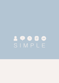 SIMPLE(beige blue)V.107b