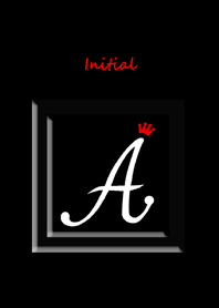 Initial A / Simple black