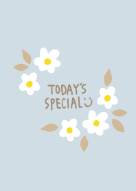 5 white flowers20 from Japan