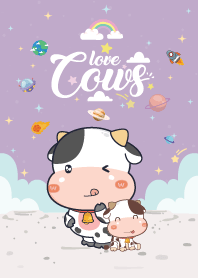 Cows Love Galaxy Violet