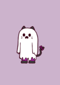 Ghost black cat.(dusty colors08)