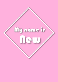 Name New Ver. Pink Style (English)