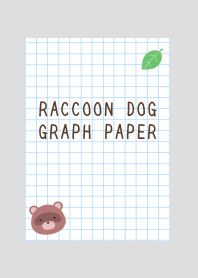 RACCOON DOG GRAPH PAPERj-GREY
