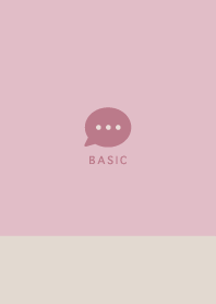 Simple&Basic くすみピンク×グレージュ
