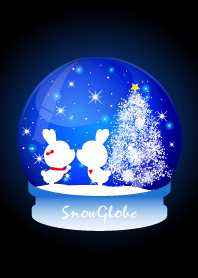 Snow globe -BLUE-