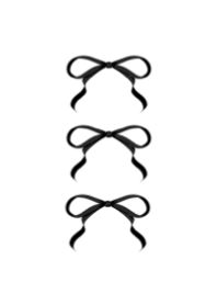 Triple Ribbon (White & Black)