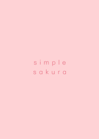 シンプル / 桜ピンク