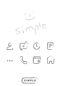 SIMPLE (Pure White)